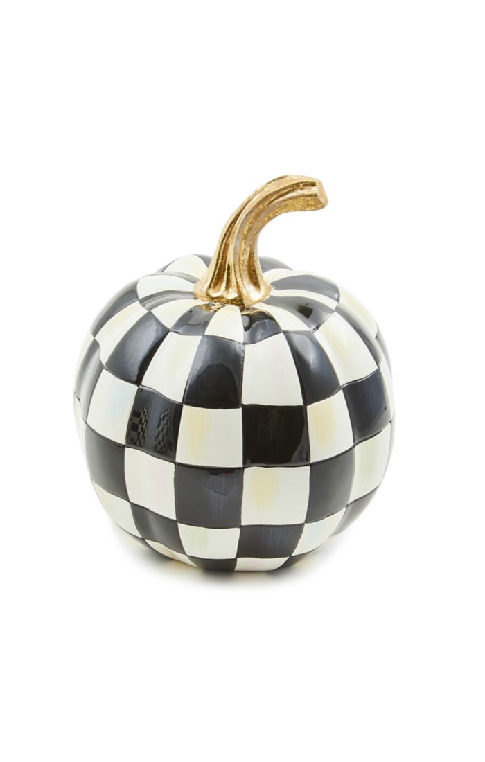Courtly Check Glossy Pumpkins