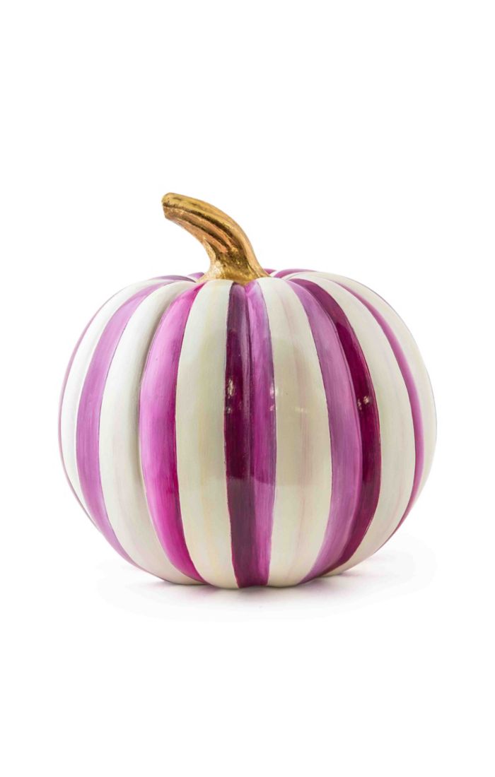 Plum Stripe Medium Pumpkin