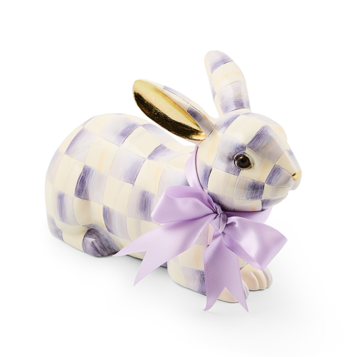 Violet Check Bunny
