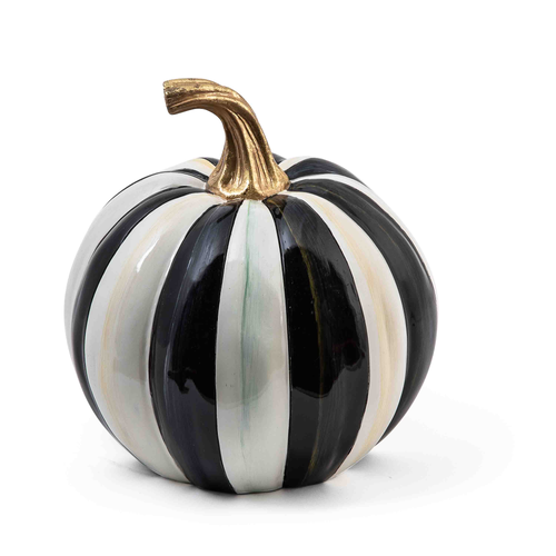 Courtly Stripe Glossy Pumpkin