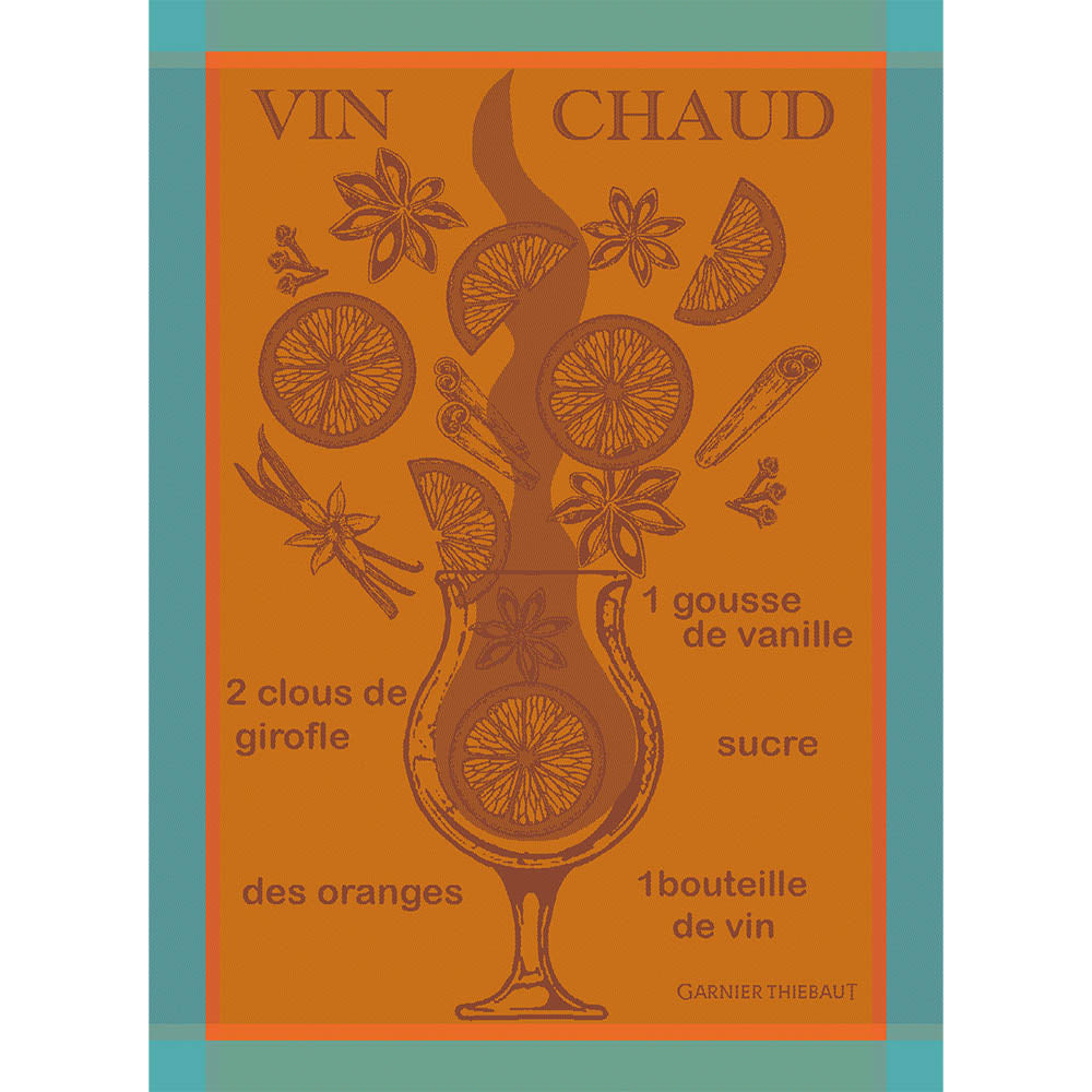 Vin Chaud Mandarine Kitchen Towel