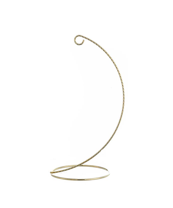 Twisted Metal Wire Hook Ornament Stand