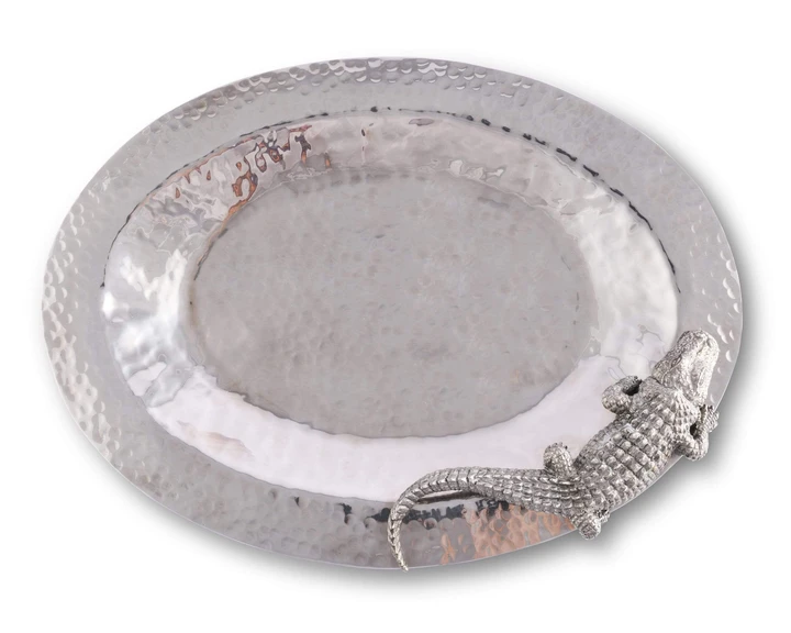 Alligator Serving Tray - Steel