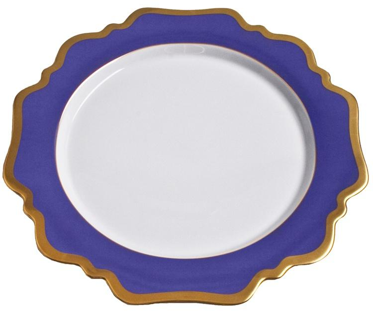 Anna's Palette Indigo Blue Dinner Plate