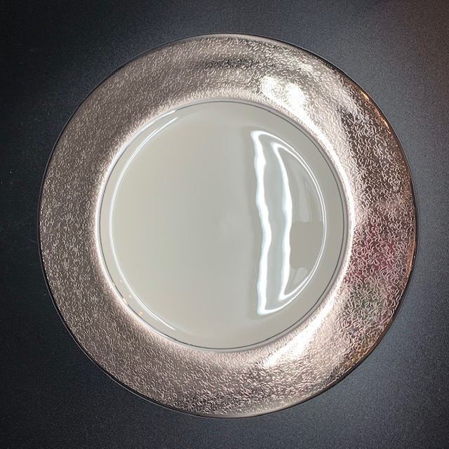 Baroque Platinum Service Plate