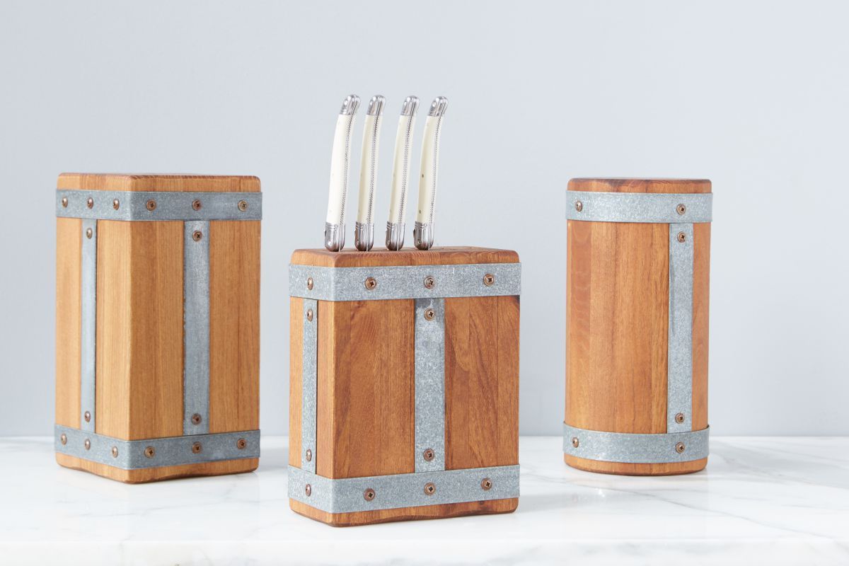 Bordeaux Rectangular Knife Block