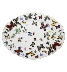Butterfly Parade by Christian Lacroix Large Oval Platter