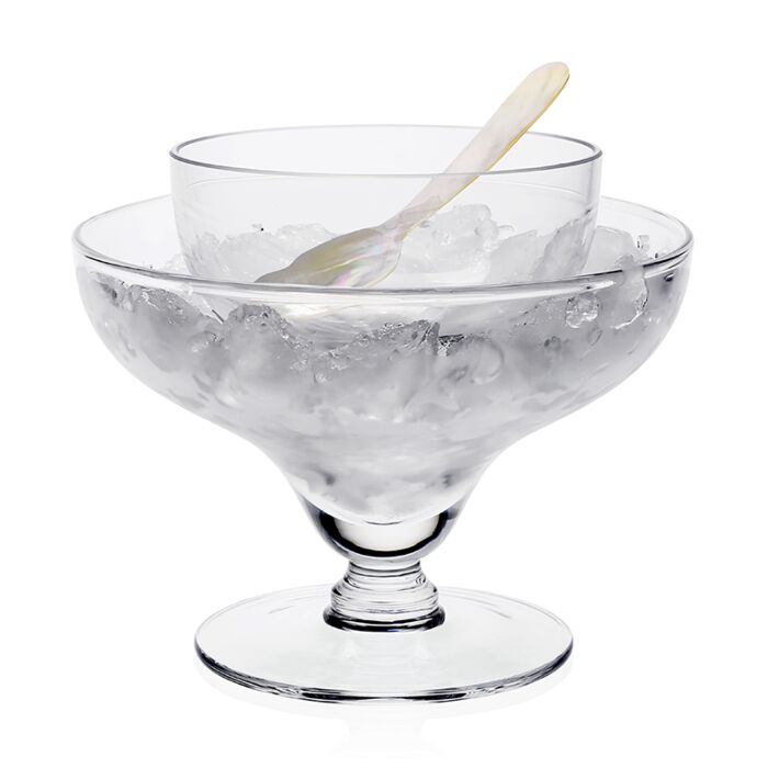 Caspia Seafood/Caviar Server With Spoon