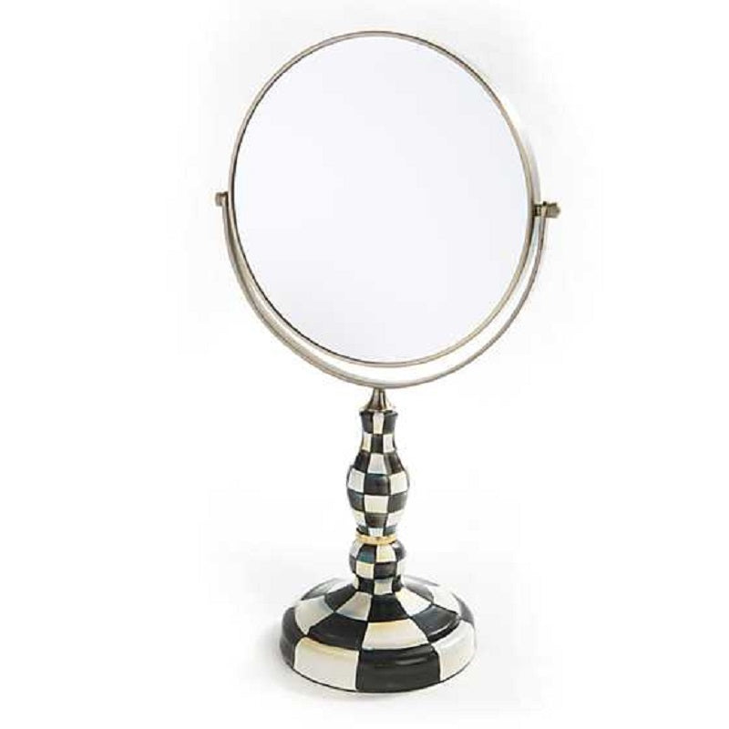 Courtly Check Enamel Vanity Mirror