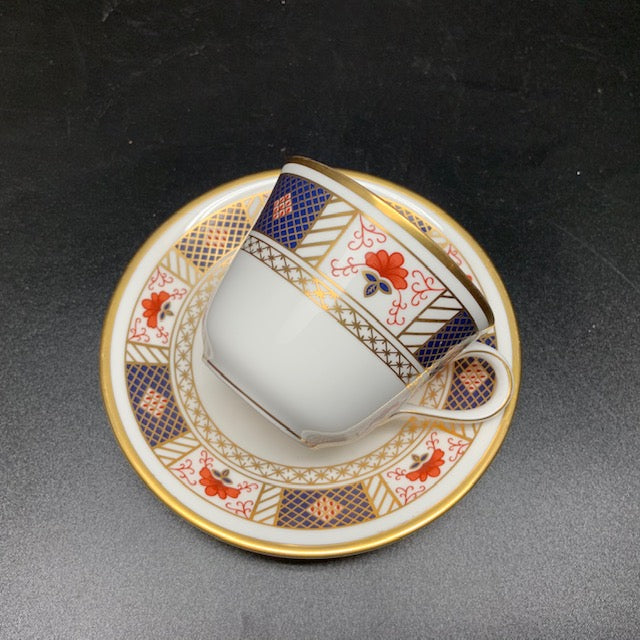 Derby Border Tea Cup & Saucer