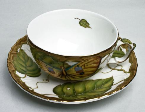 Exotic Butterflies Tea Cup & Saucer
