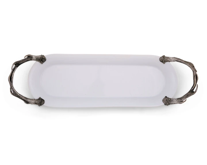 Fallen Antler Long Stoneware Tray