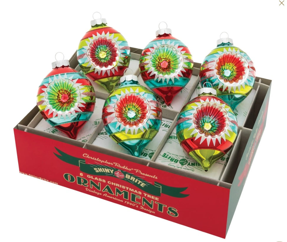 Festive Fete 6 Count 3.25" Decorated Reflector Tulips