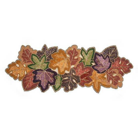 Forest Floor Beaded Runner