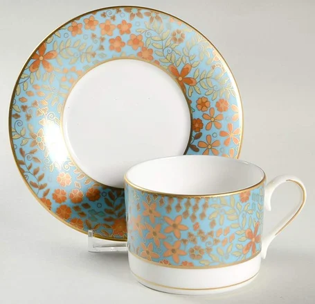 Gilded Tapestry Tea Saucer