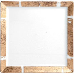 Gold Leaf Somoa Bread & Butter Plate