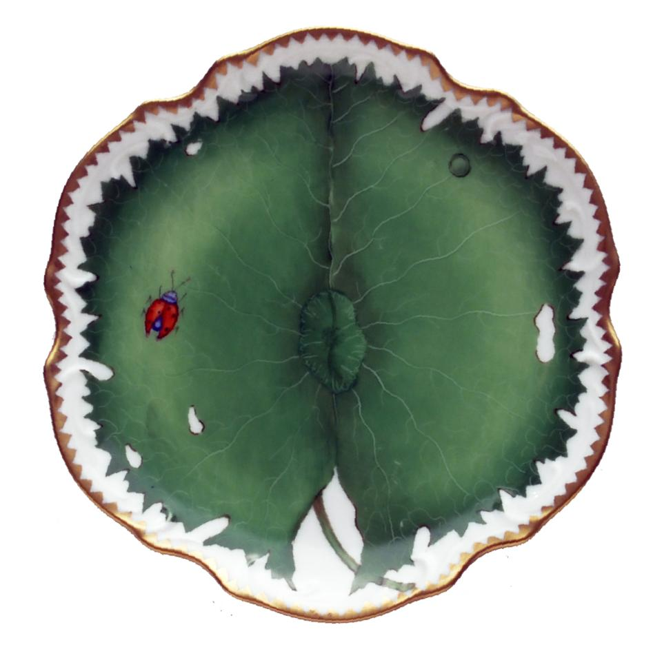 Green Leaf Flat Bread & Butter Plate