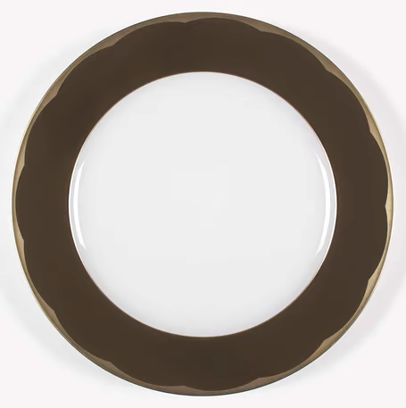 Illusion Chocolate Dinner Plate