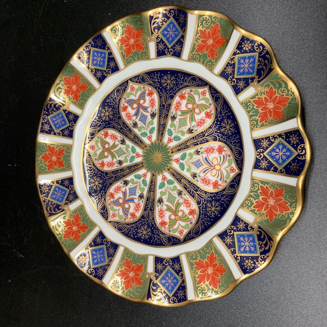 Imari Evening Star Fluted Dessert Plate