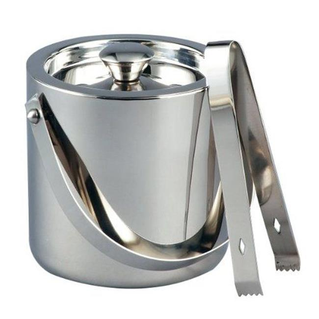 Large Ice Bucket w/Tongs