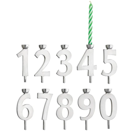 Silver Plated Let's Celebrate Candleholders