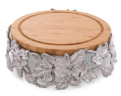 Magnolia Wood Cheese Pedestal