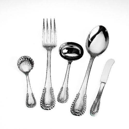 Merletto Stainless 5 Piece Hostess Set
