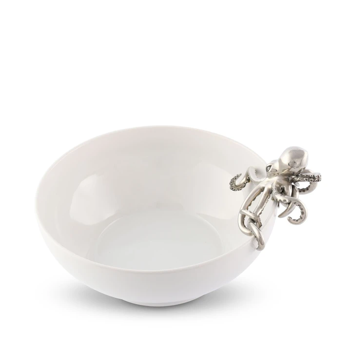 Octopus Stoneware Bowl Large