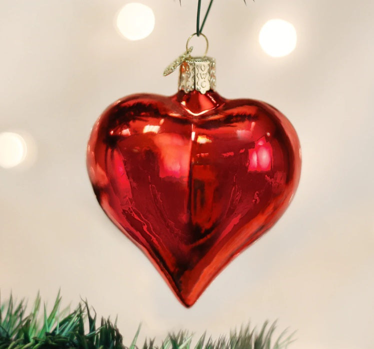 Large Shiny Red Heart