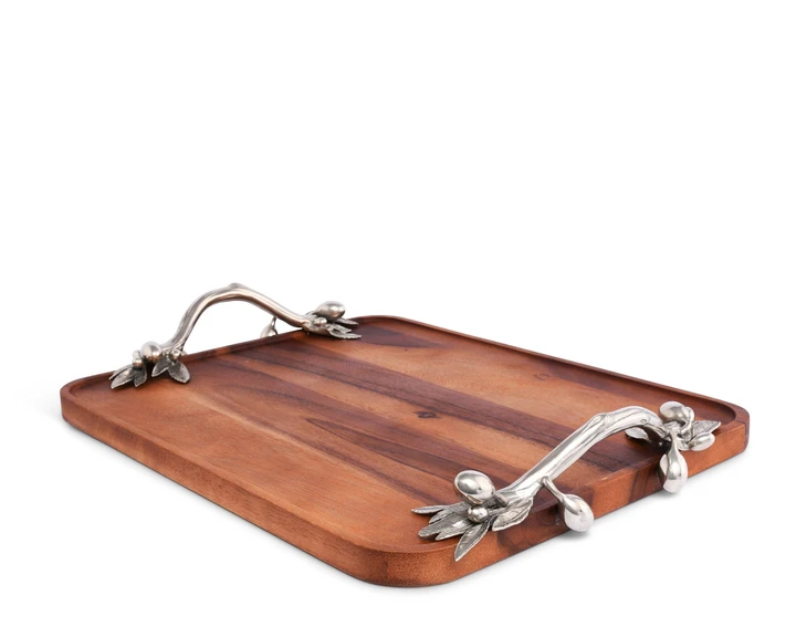 Olive Serving Tray Acacia - Rectangular