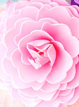 Pink Patty Peony Soap Flower