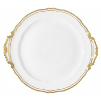 Polka Or Cake Dish w/Hand