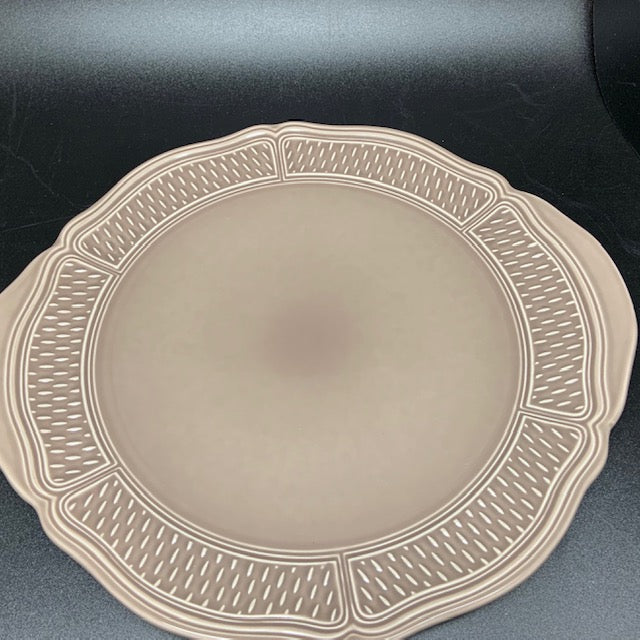 Pont aux Chou Taupe Cake Platter