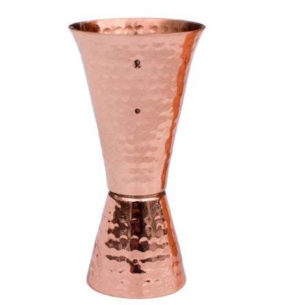 Premium Hammered Solid Copper Jigger