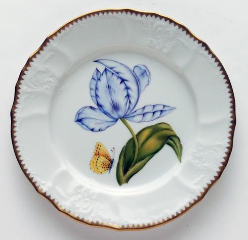 Purple & Blue Tulip Salad Plate