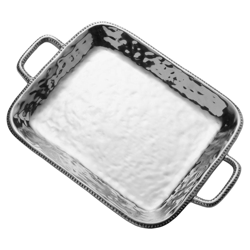 River Rock Large Rectangular Tray w/Handles
