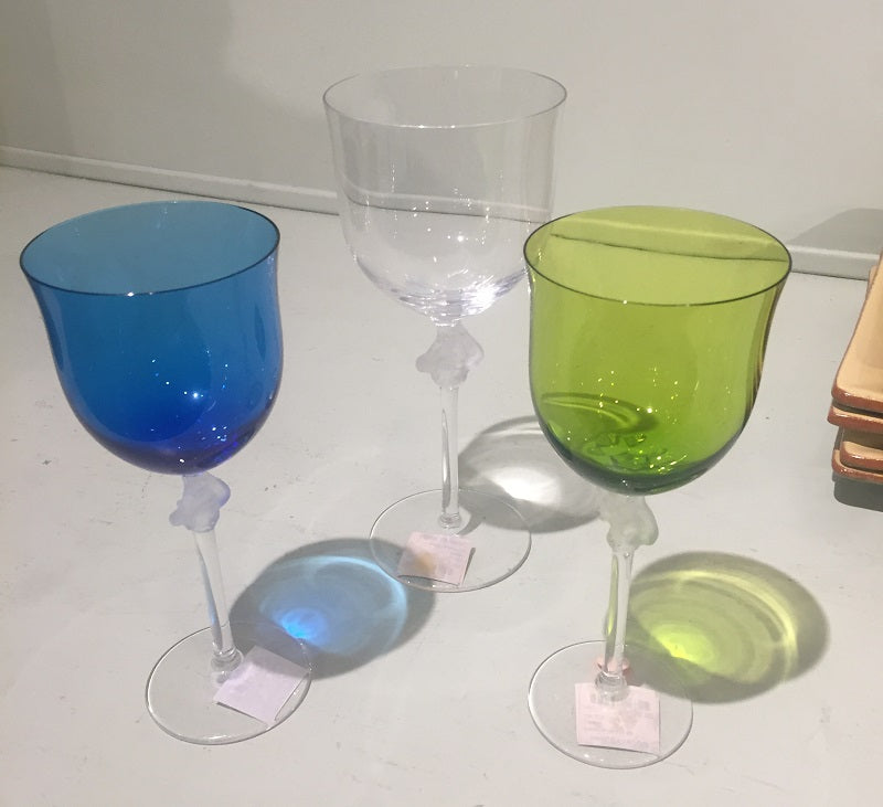 Roxanne Green Wine Glass