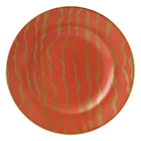 Ruche Ebb Coral Red Accent Salad Plate