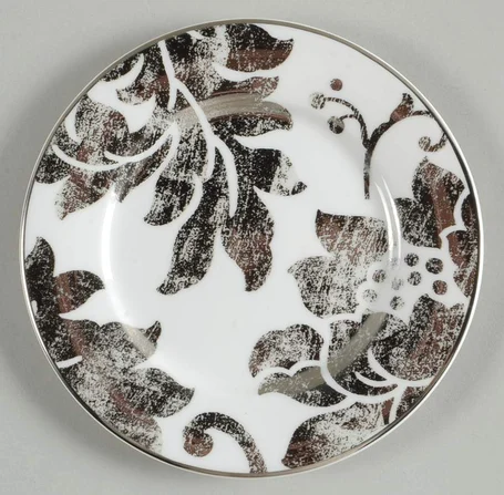 Silver Applique Bread & Butter Plate