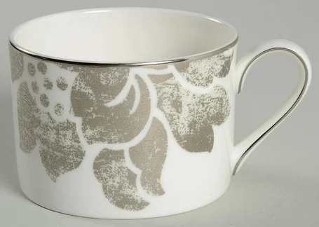 Silver Applique Tea Cup