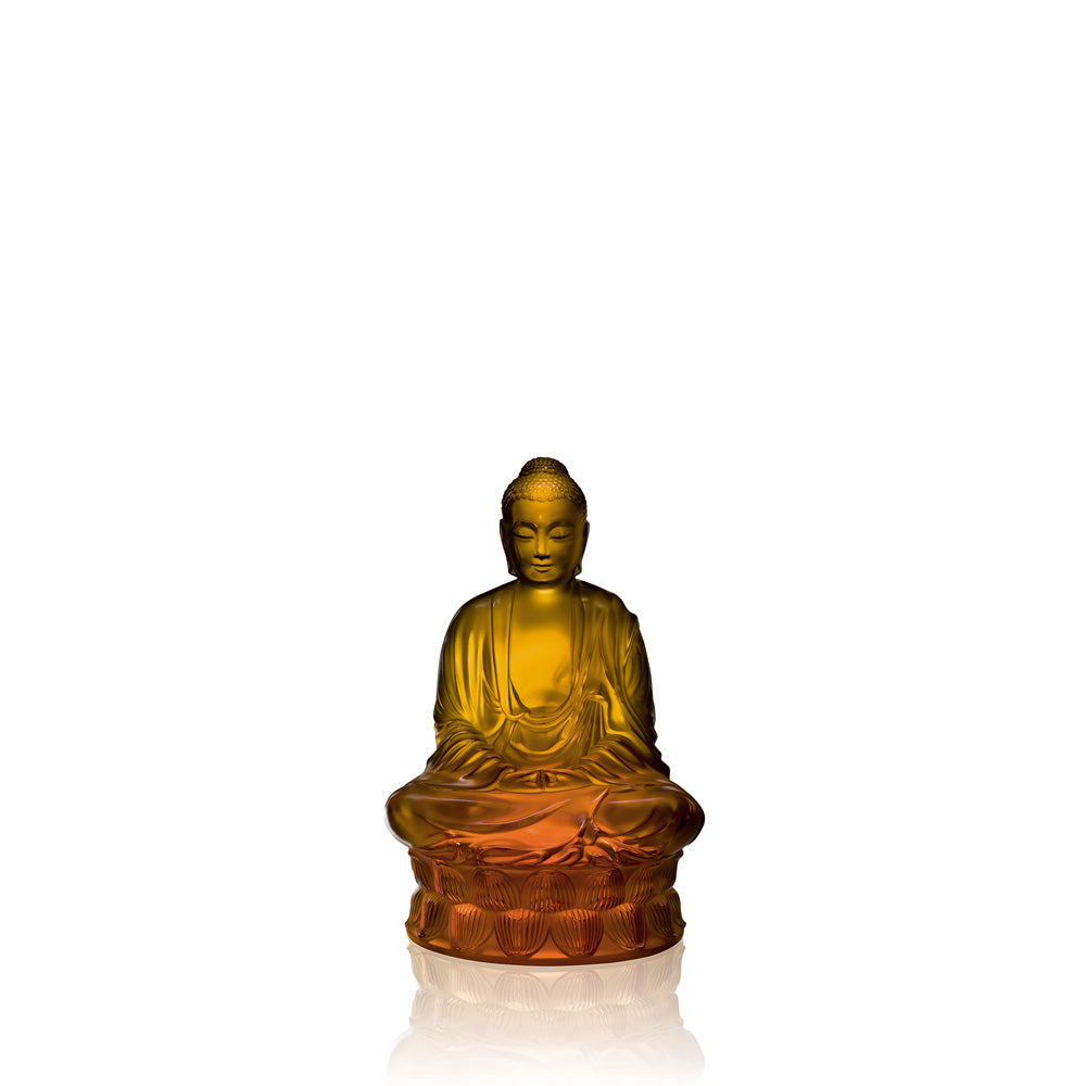 Small Buddha Sculpture Amber