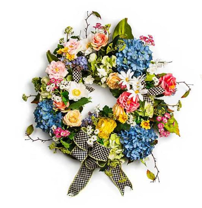 Spring Blooms Wreath