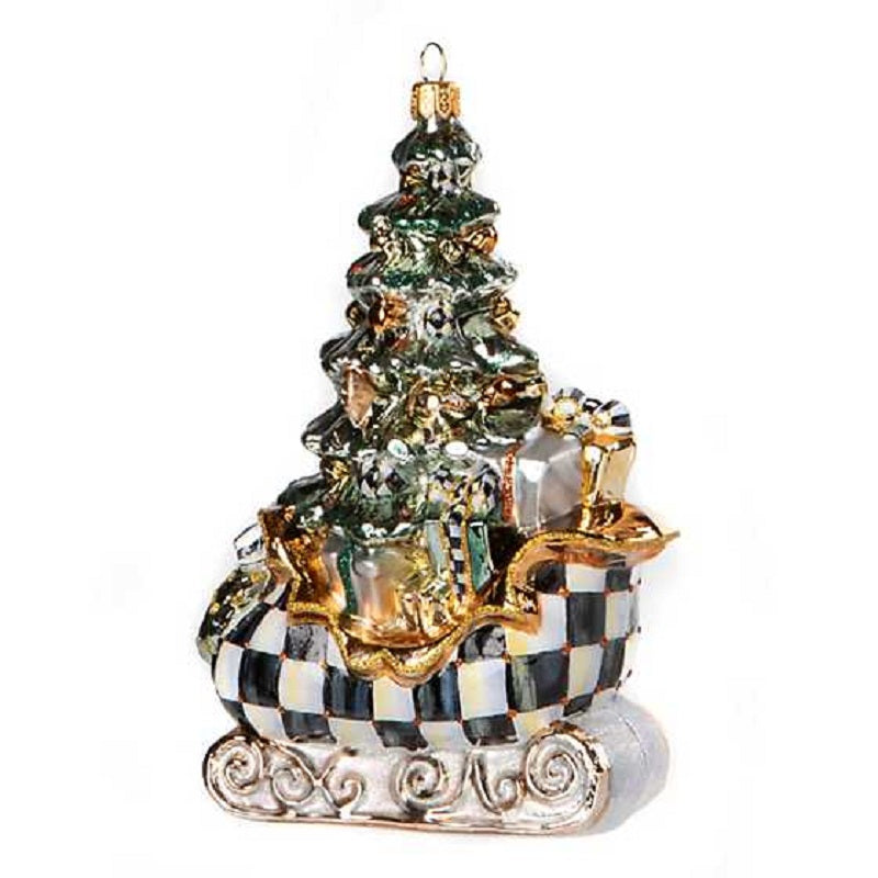 Tree Farm Sleigh Ornament