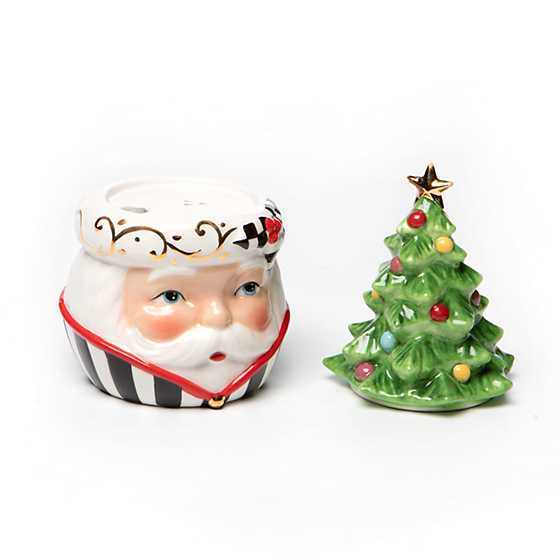 Tree Top Santa Salt & Pepper Set