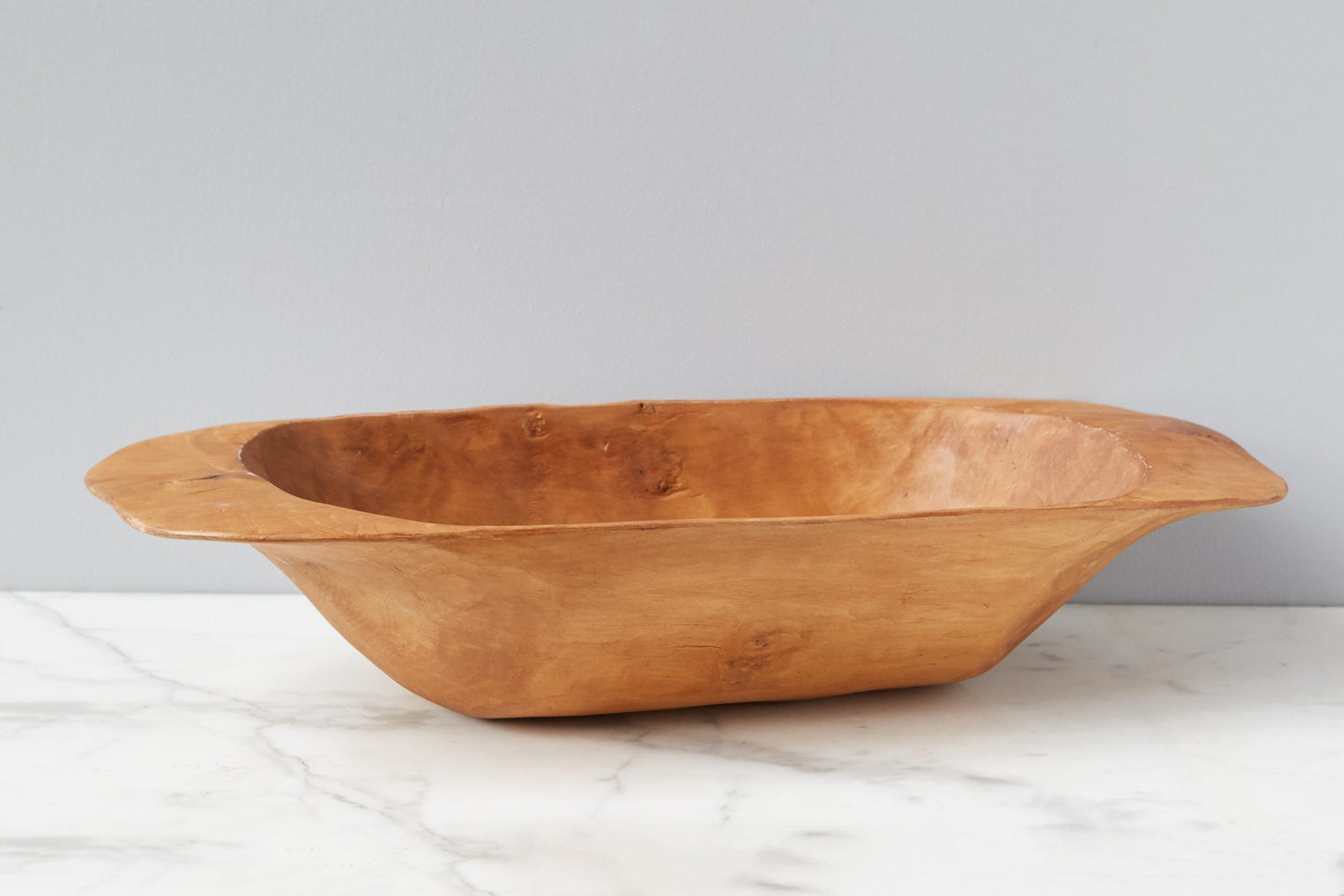Vintage Natural Dough Bowl Large