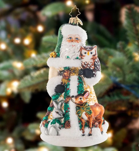 Woodland Friends Santa
