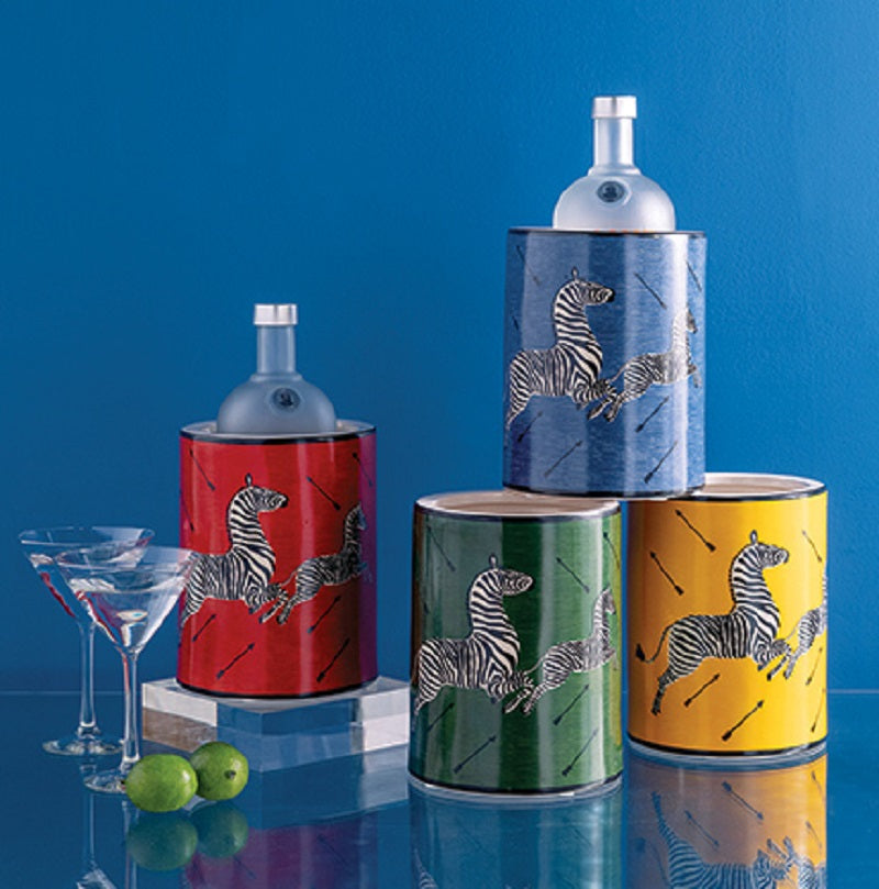 Zebra Red Ice Bucket