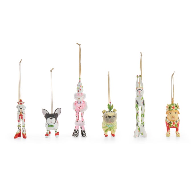 Patience Brewster Mini Ornaments, Set of 6