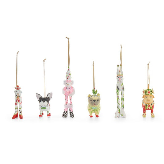 Dog/Cat Mini Ornaments, Set of 6