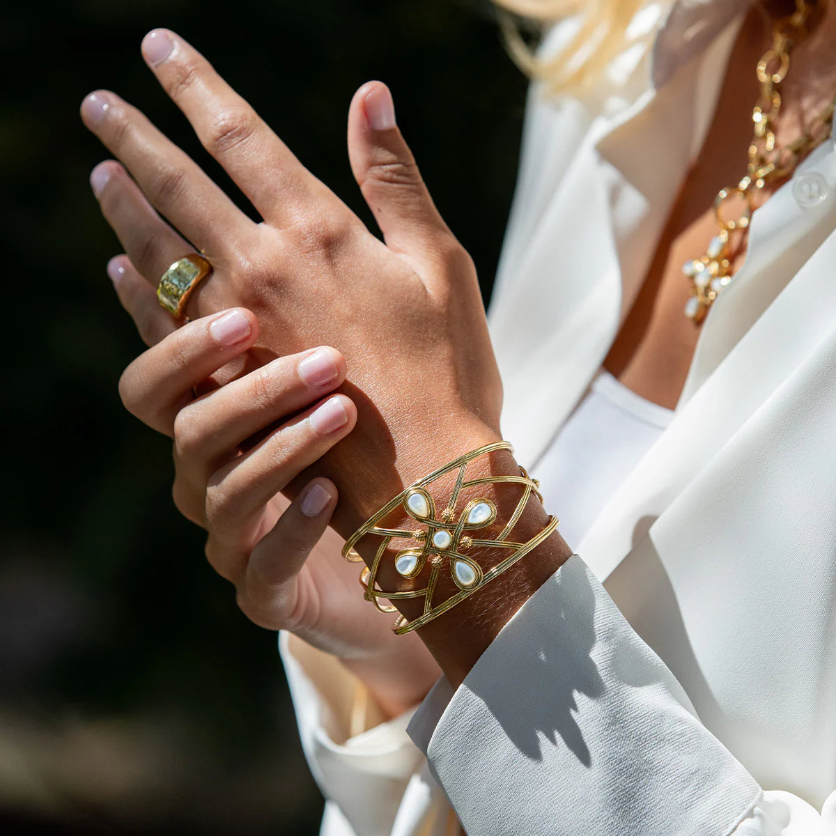 Monique Gem Cuff - MOP